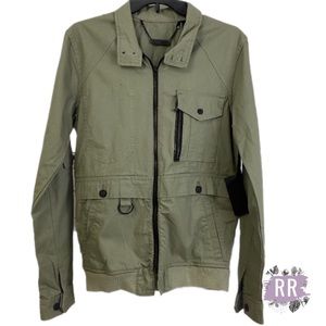 COMUNE Diego Trim Fit Oiled Canvas Jacket